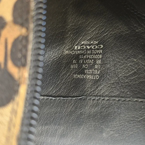 Coach Felicia Leopard Print Calf Hair Wild Beast Bootie Ankle Boots Size 8 B - Picture 9 of 9